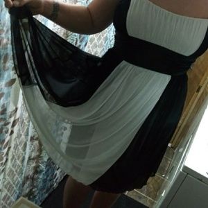 Black and White Dress